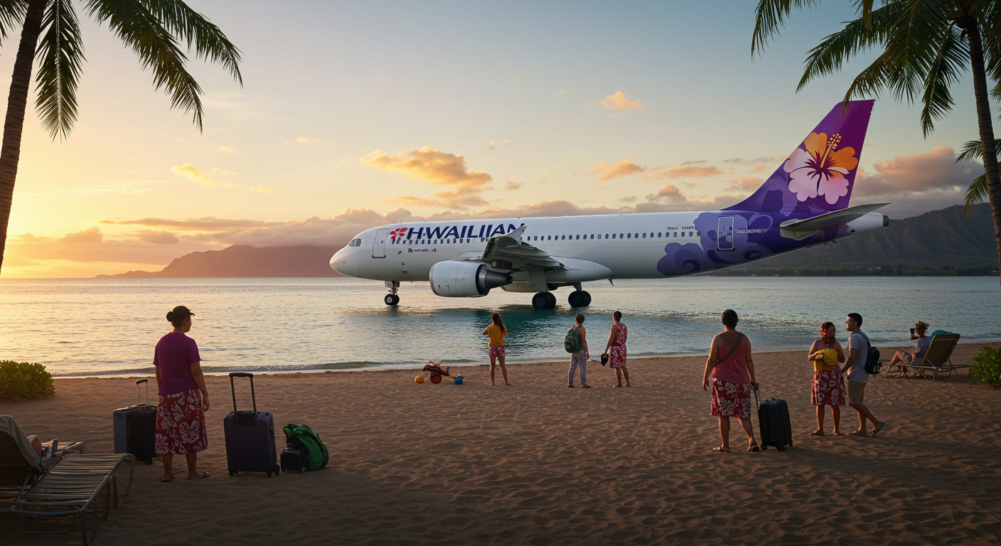 ハワイ航空機ハワイアン航空
