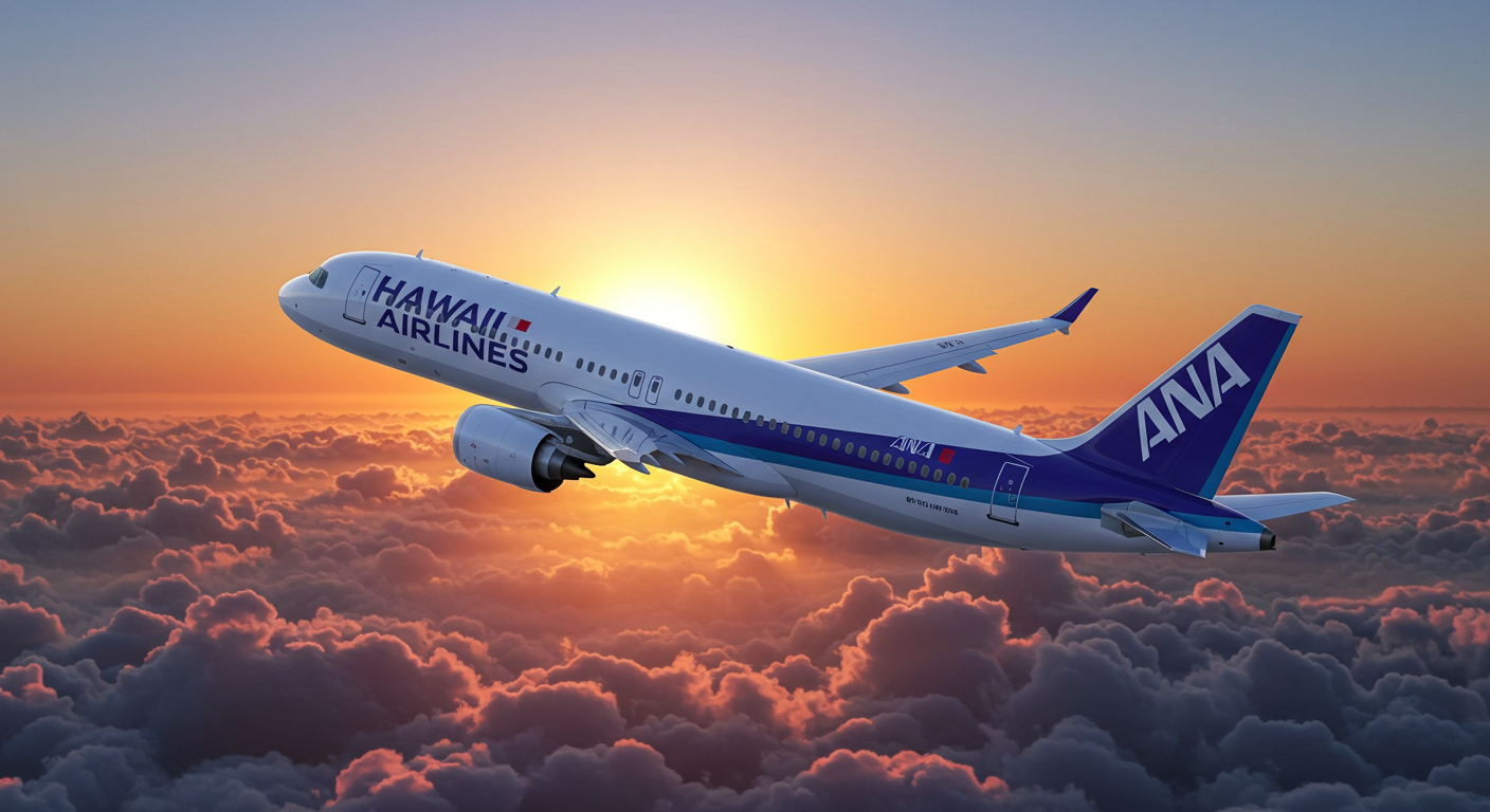 ハワイ航空機ANA